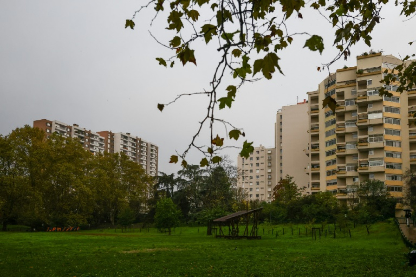 Le quartier du Tonkin, à Villeurbanne (Rhône), le 18 octobre 2024 © Alex MARTIN