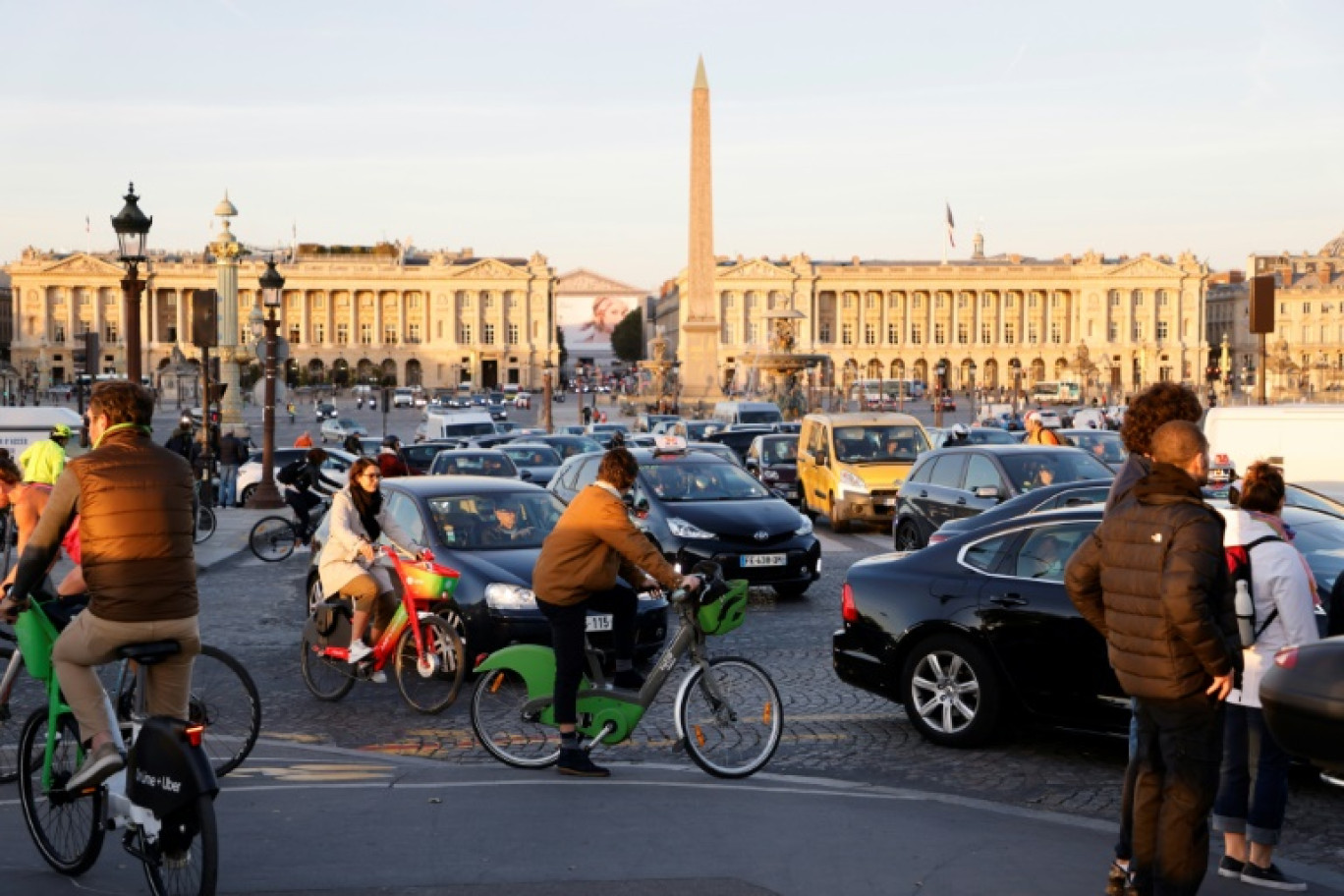 Place de la Concorde, à Paris, le 13 octobre 2021 © Ludovic MARIN