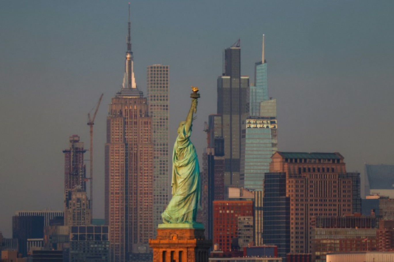 La statue de la Liberté à New York, le 25 octobre 2024 © CHARLY TRIBALLEAU