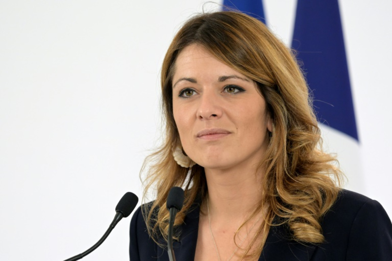 La porte-parole du gouvernement Maud Bregeon, à Paris, le 31 octobre 2024 © Bertrand GUAY