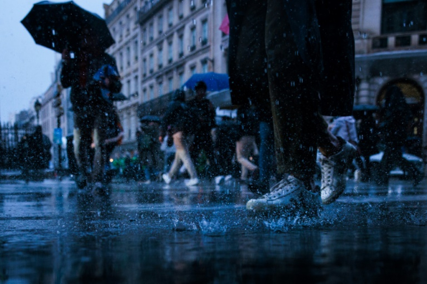 La France a enregistré en octobre un excédent de pluie de 40% par rapport aux normales, après avoir connu son mois de septembre le plus pluvieux depuis 25 ans © JOEL SAGET