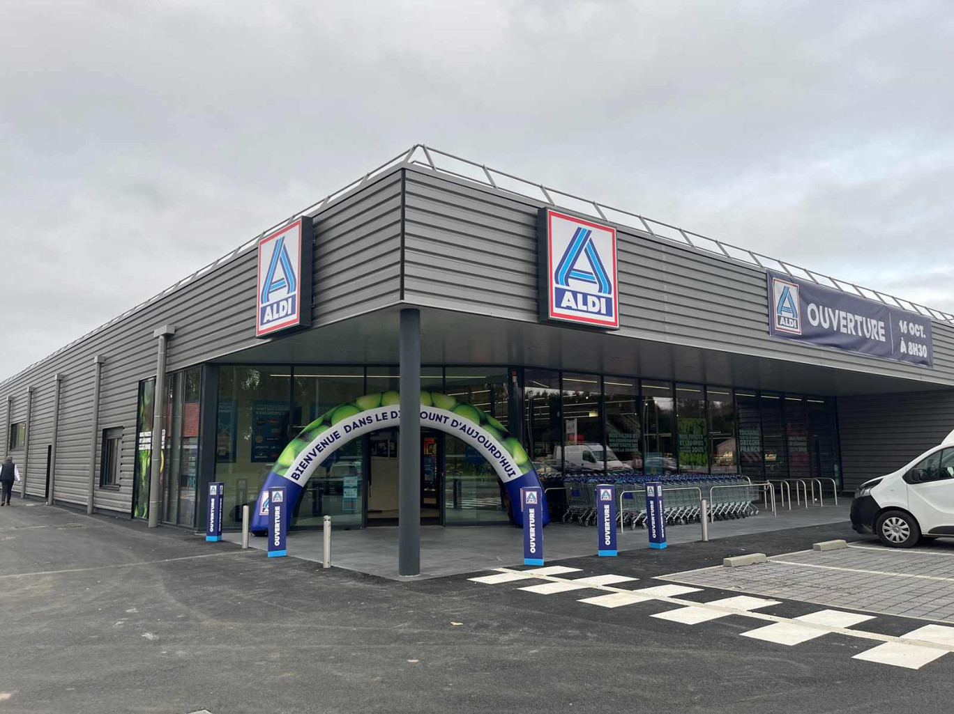 Aldi à Marle a été rénové et modernisé. (c) Aldi