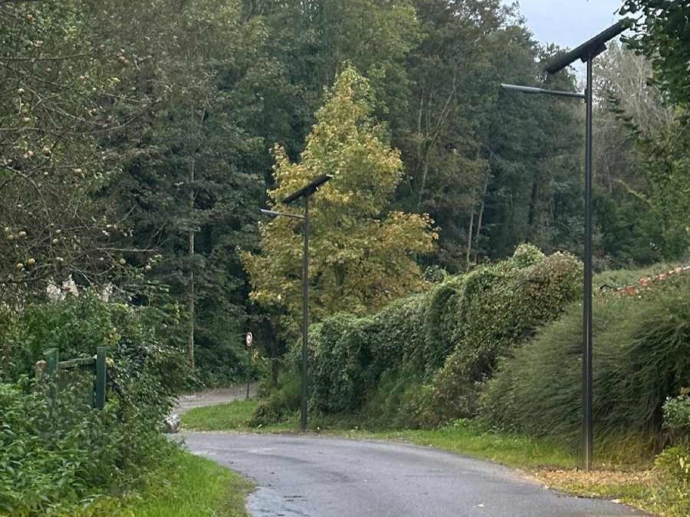 La rue des Marais n'était pas pourvue d'éclairage public jusqu'ici. (c) Ville de Château-Thierry