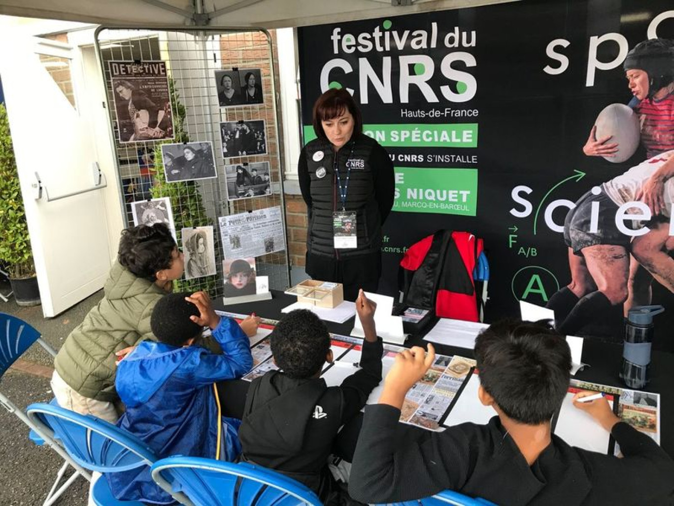 Le Festival du CNRS Hauts-de-France, ici l'an passé à Marcq-en-Baroeul (Ministère de l'Enseignement supérieur et de la recherche).