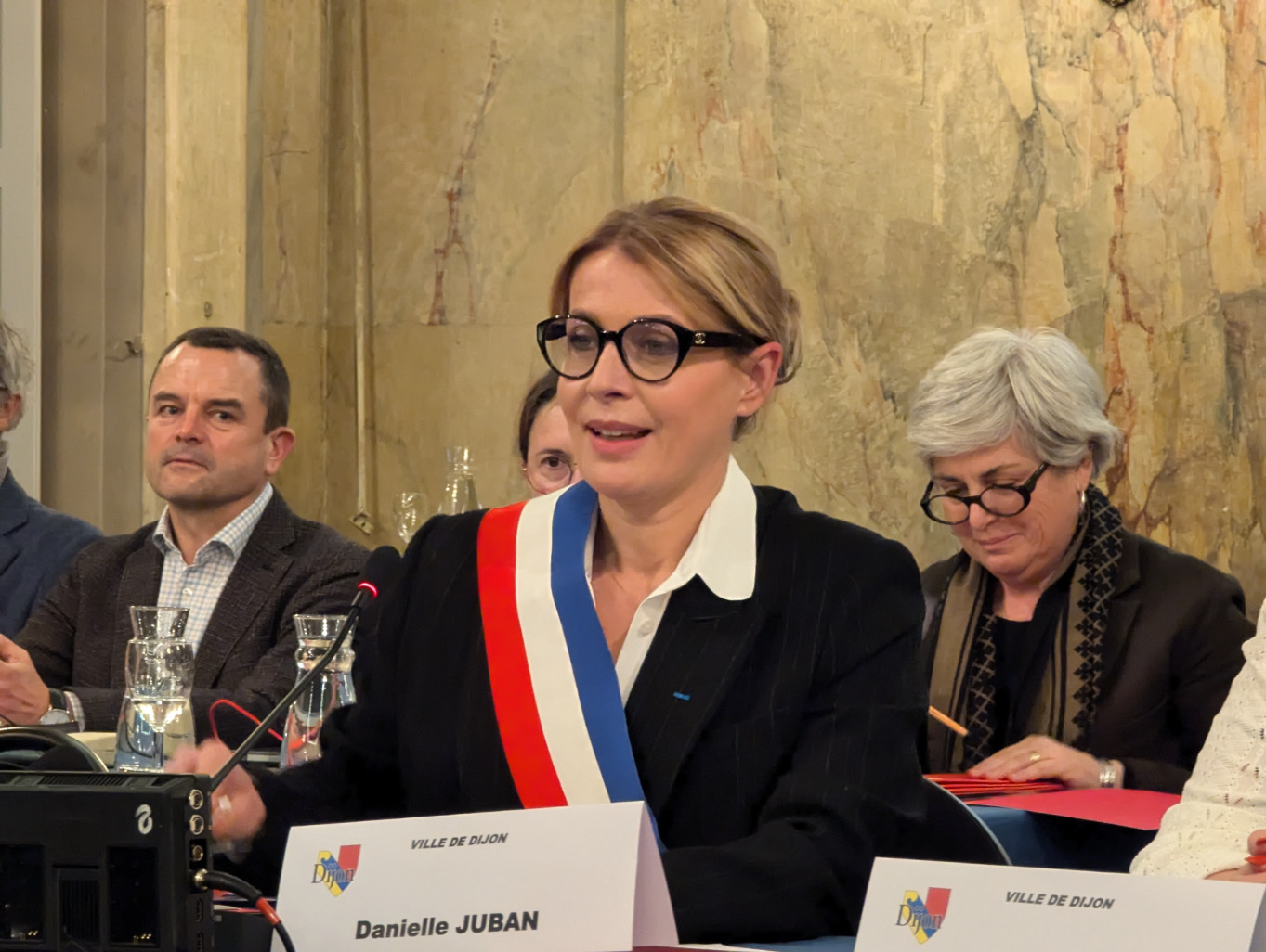 Nathalie Koenders succède à François Rebsamen à la fonction de Maire de Dijon. (Aletheia Press / Nadège Hubert)