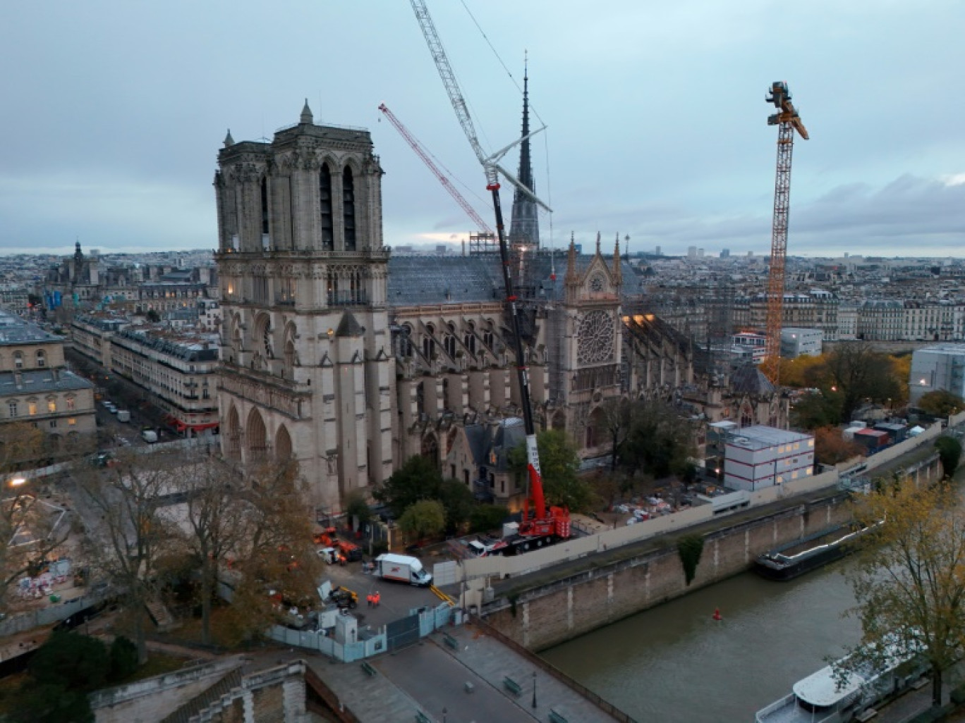 Notre-Dame de Paris, le 22 novembre 2024 © Damien MEYER