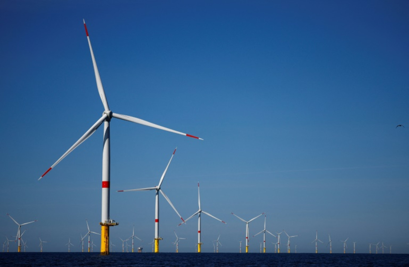 Le parc éolien offshore de Saint Nazaire, le 22 septembre 2022 (ARCHIVES) © STEPHANE MAHE