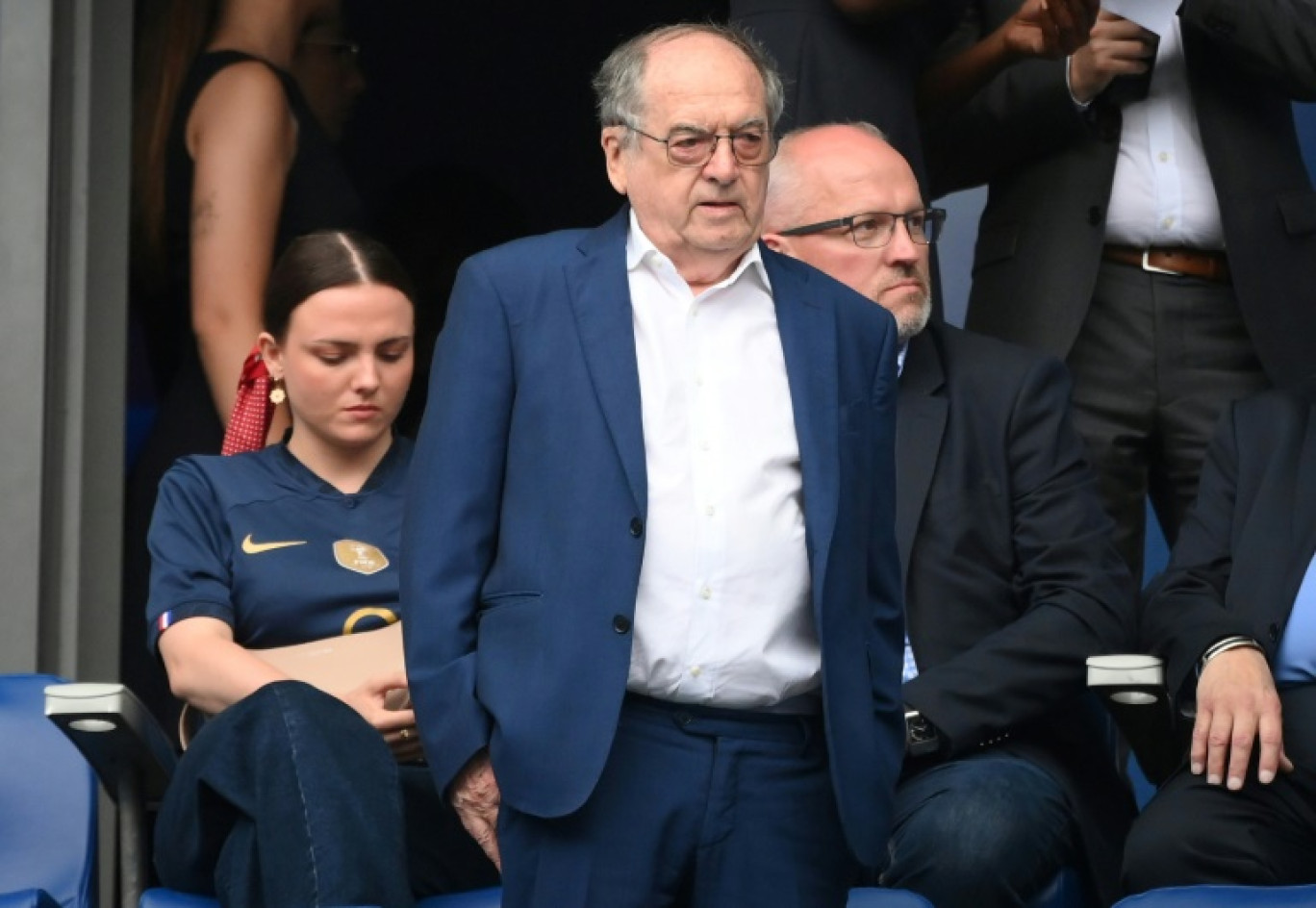 L'ancien président de la Fédération française de football, Noël Le Graet, au Stade de France à Saint-Denis, en Seine-Saint-Denis, le 19 juin 2023. © FRANCK FIFE