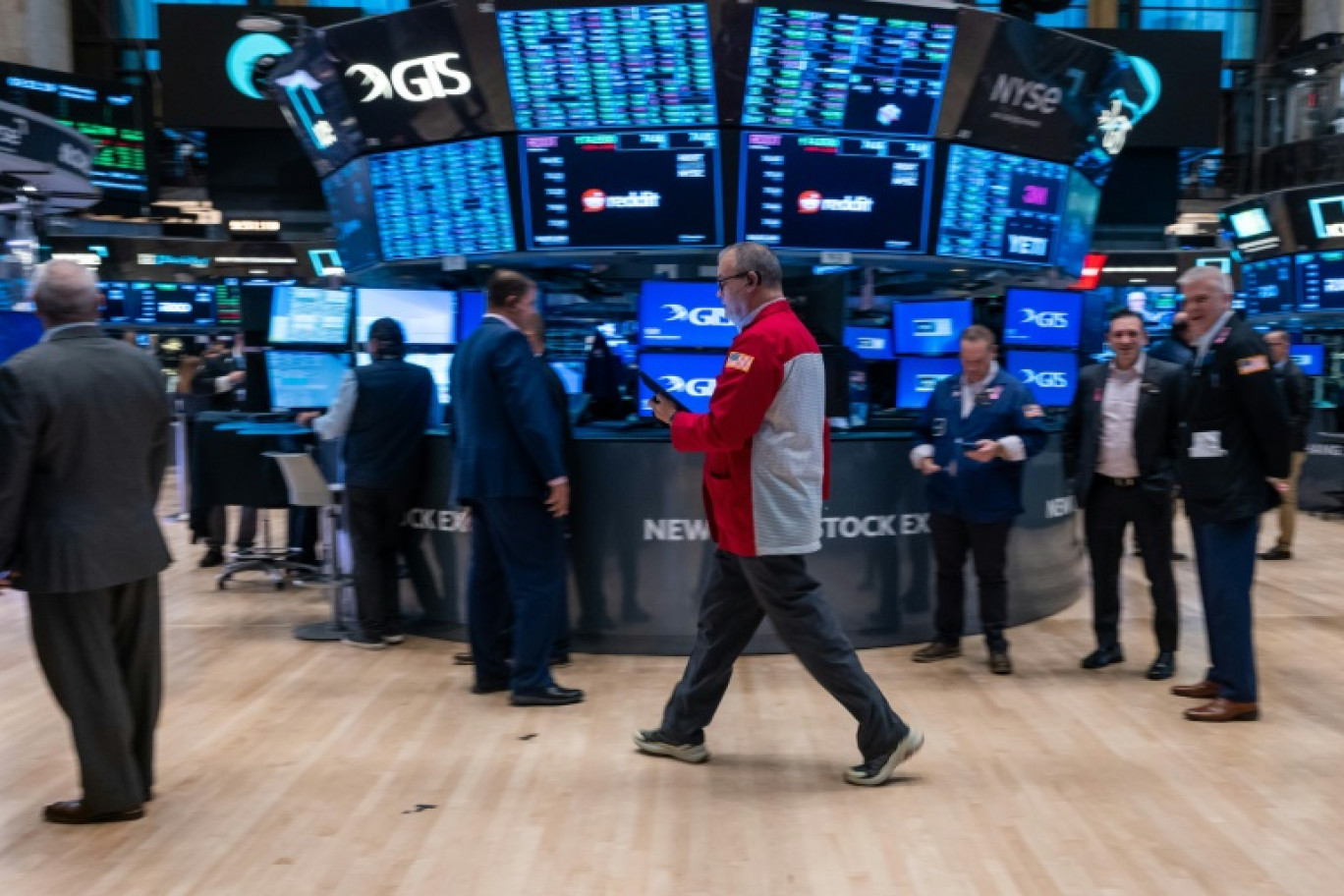 Le parquet du New York Stock Exchange © SPENCER PLATT