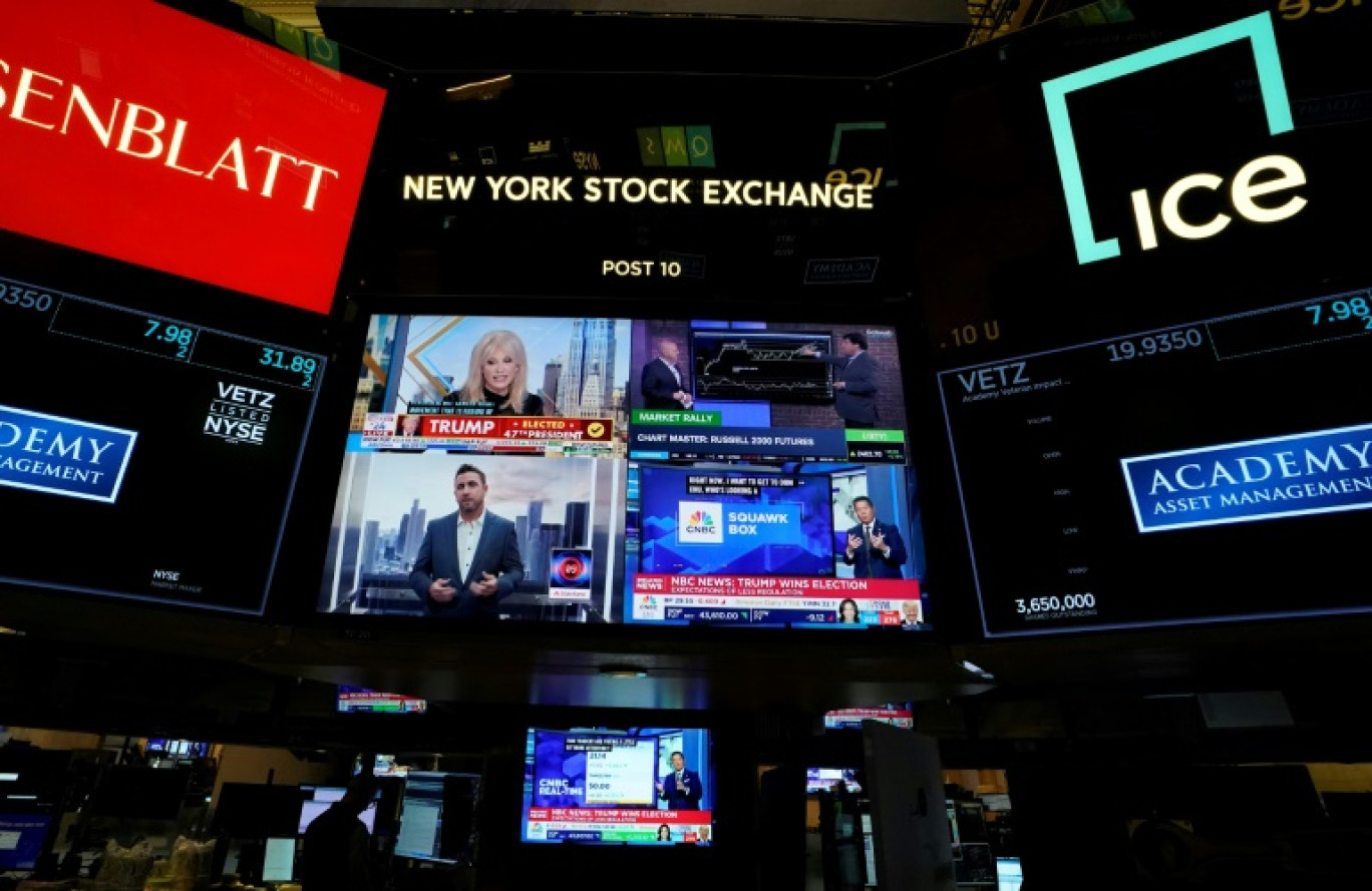 La Bourse de New York, le 6 novembre 2024 © TIMOTHY A. CLARY