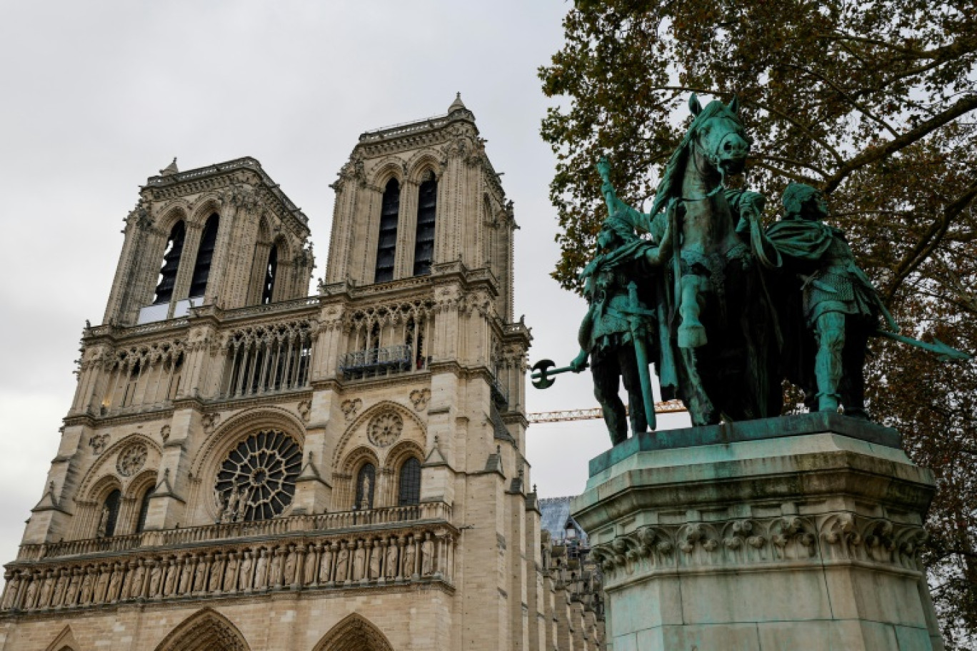 Notre-Dame de Paris doit rouvrir ses portes au publics lors du week-end du 7-8 décembre, 5 ans après l'incendie du 15 avril 2019 © Grégoire CAMPIONE