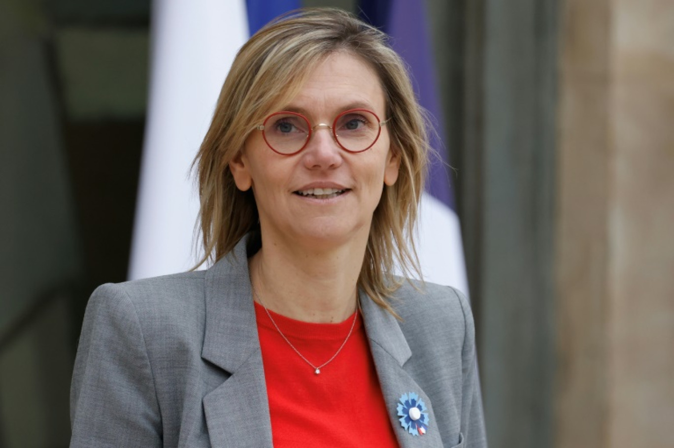 La ministre de la Transition écologique Agnès Pannier-Runacher après le conseil des ministres à l'Élysée à Paris, le 6 novembre 2024 © Ludovic MARIN