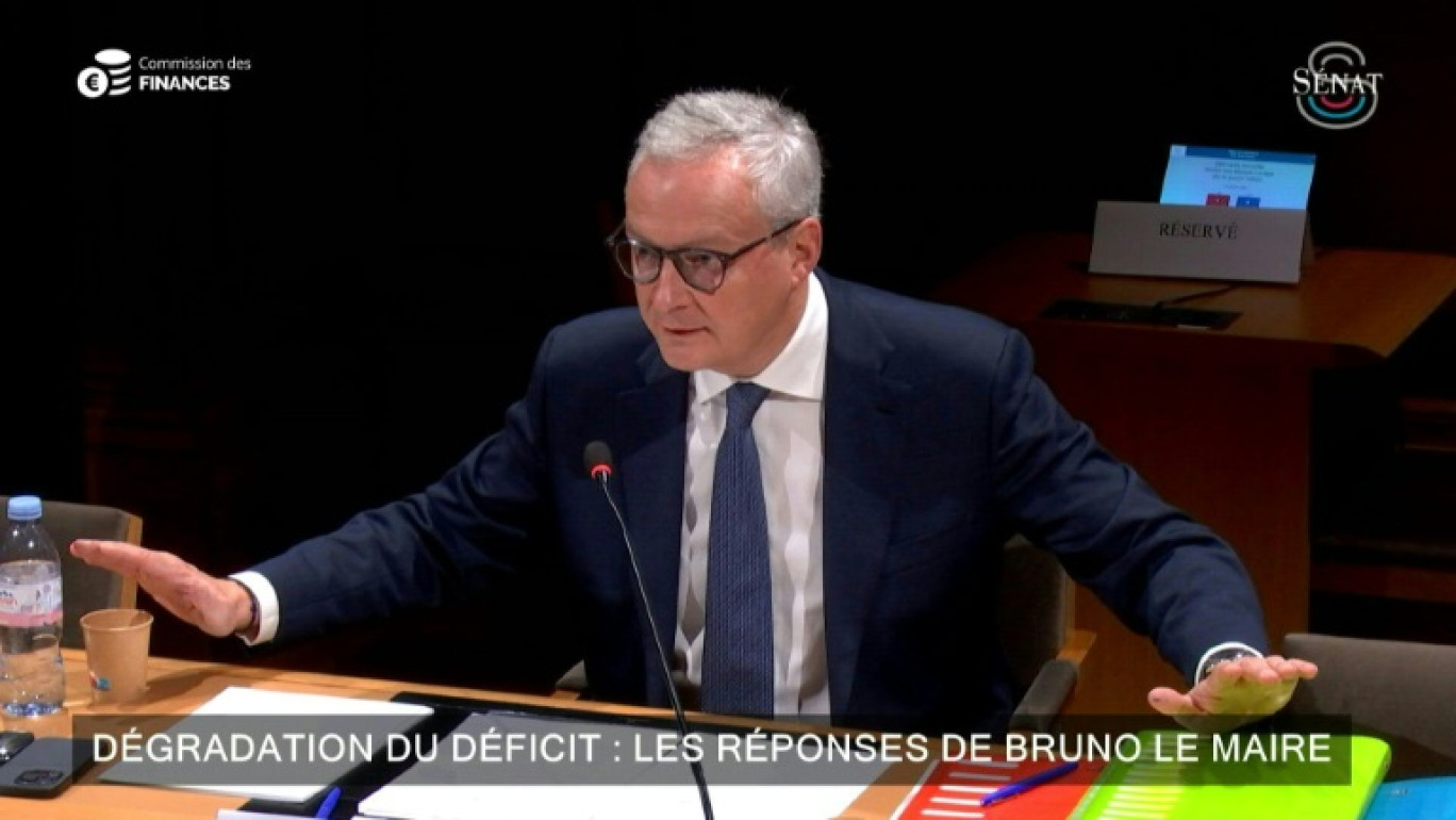 Bruno Le Maire: le déficit public à 6,1% du PIB en 2024 est "le choix du gouvernement actuel"