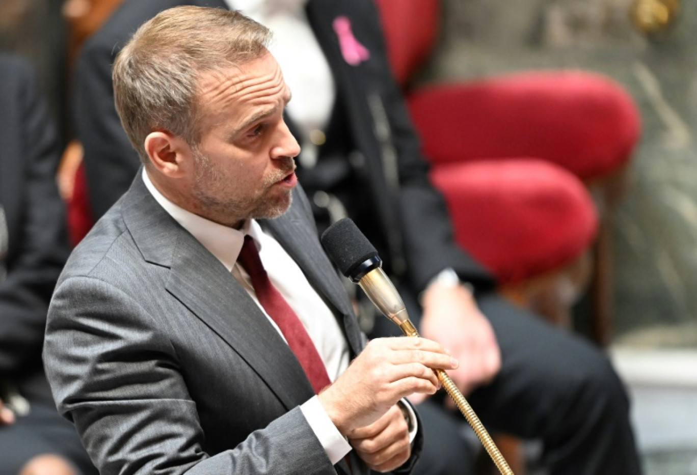 Le ministre de l'Industrie Marc Ferracci à l'Assemblée nationale, le 23 octobre 2024 © Bertrand GUAY