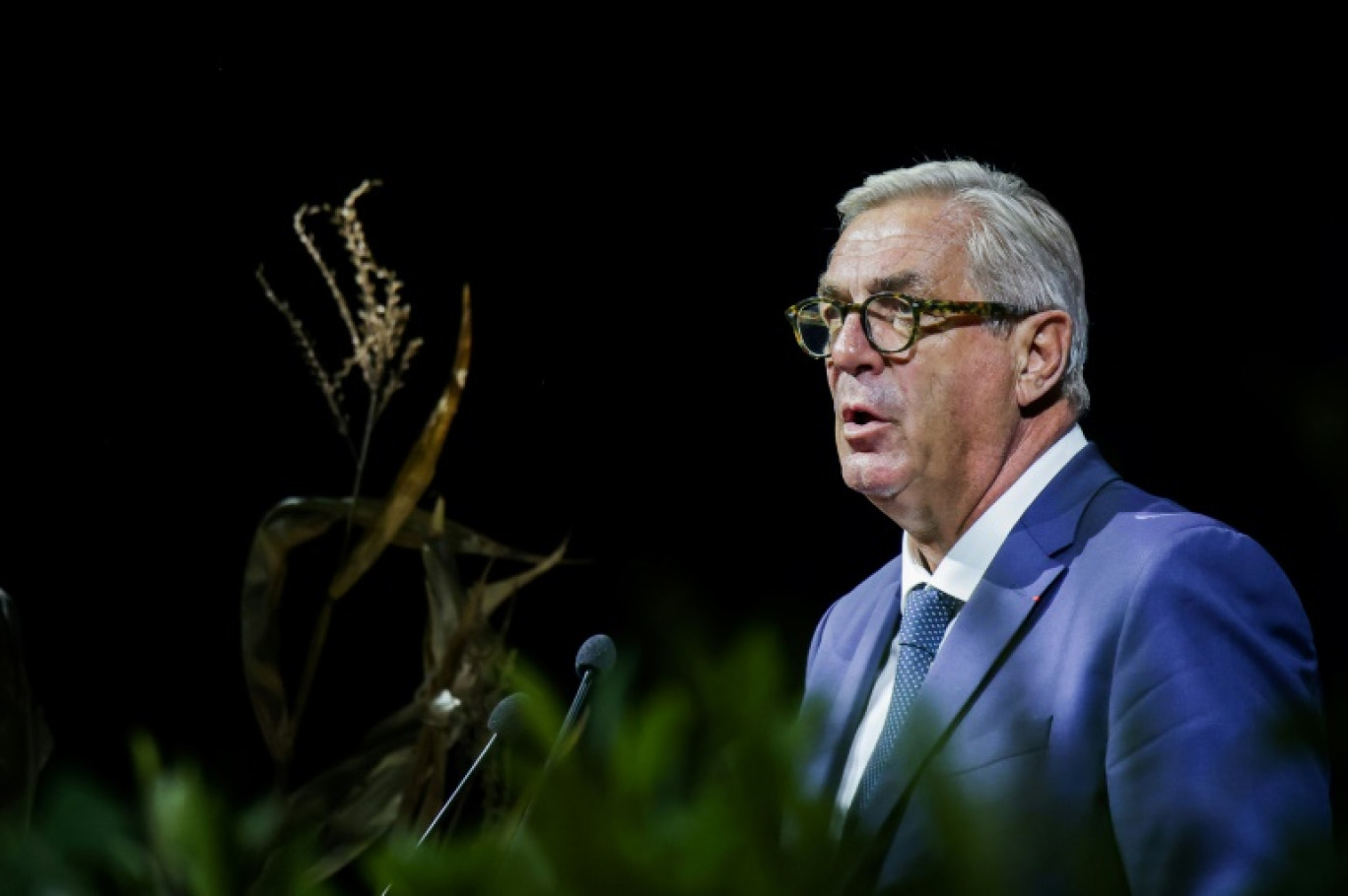 Le président de Départements de France, François Sauvadet, le 14 octobre 2022 à Agen lors du 91e congrès de l'association © Thibaud MORITZ