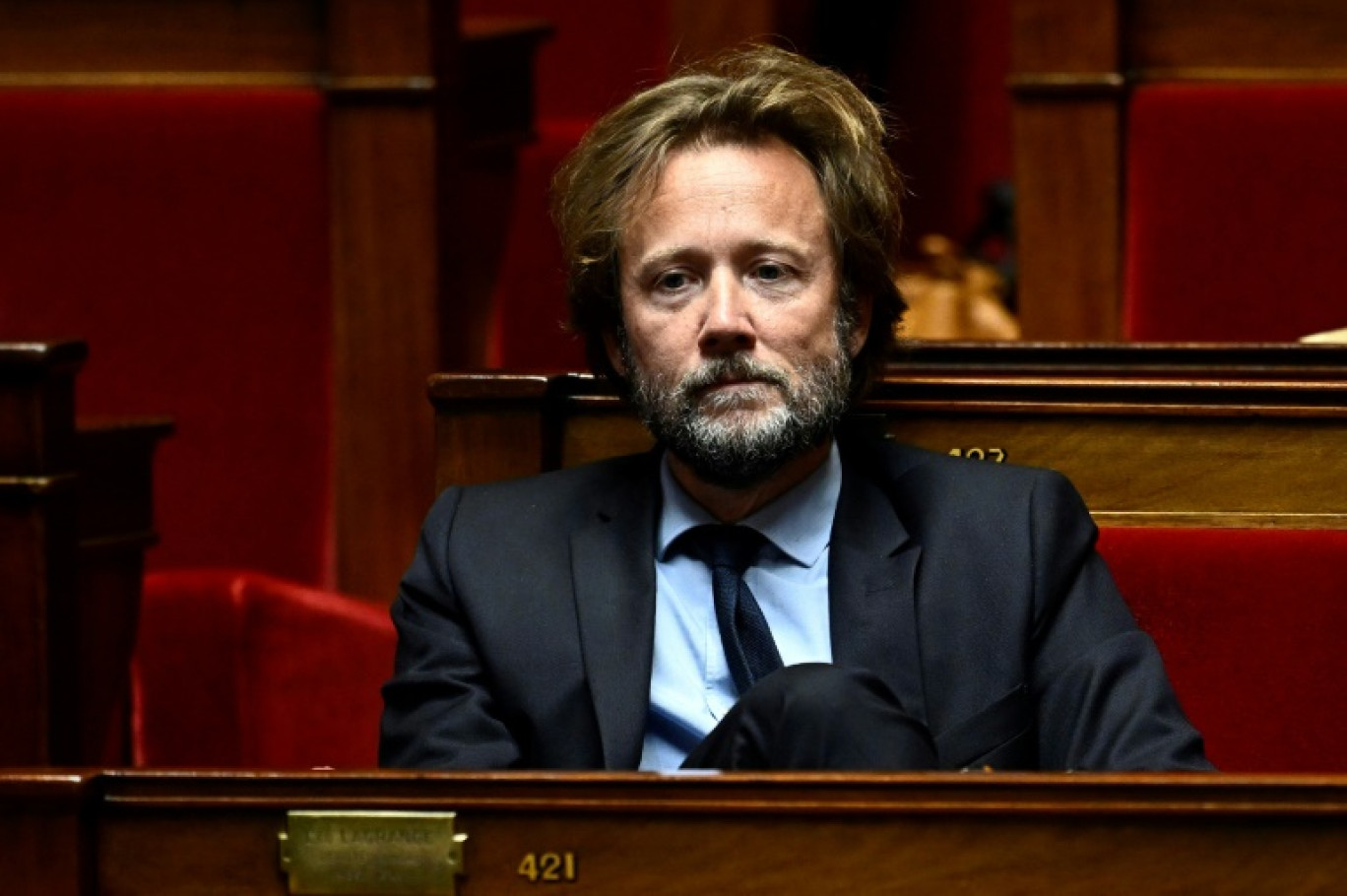 Le député des Landes Boris Vallaud, à l'Assemblée Nationale à Paris, le 23 octobre 2024 © JULIEN DE ROSA