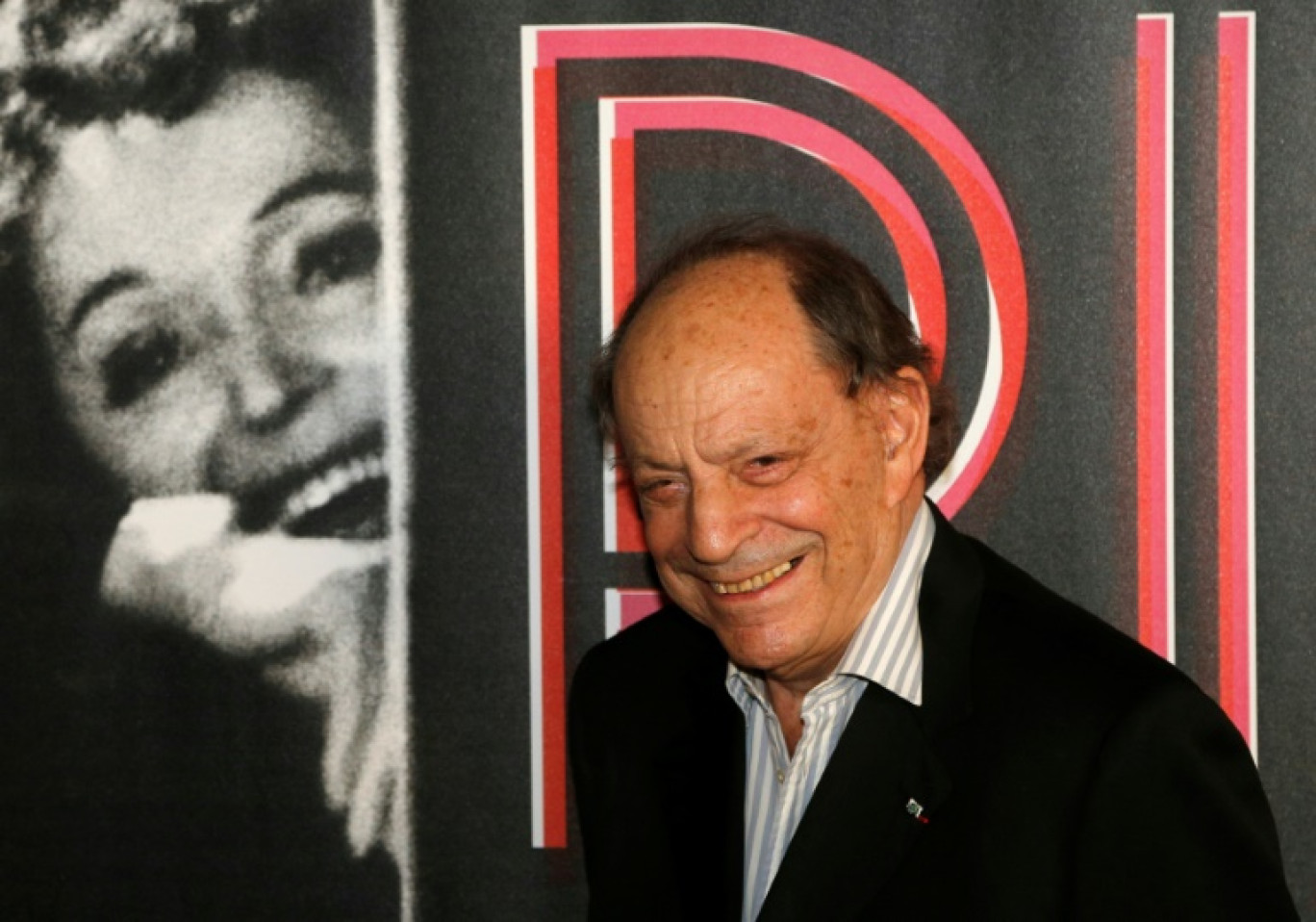 Charles Dumont lors de l'inaugueration d'une exposition conacrée à Edith Piaf à la BNF à Paris le 14 avril 2015 © FRANCOIS GUILLOT