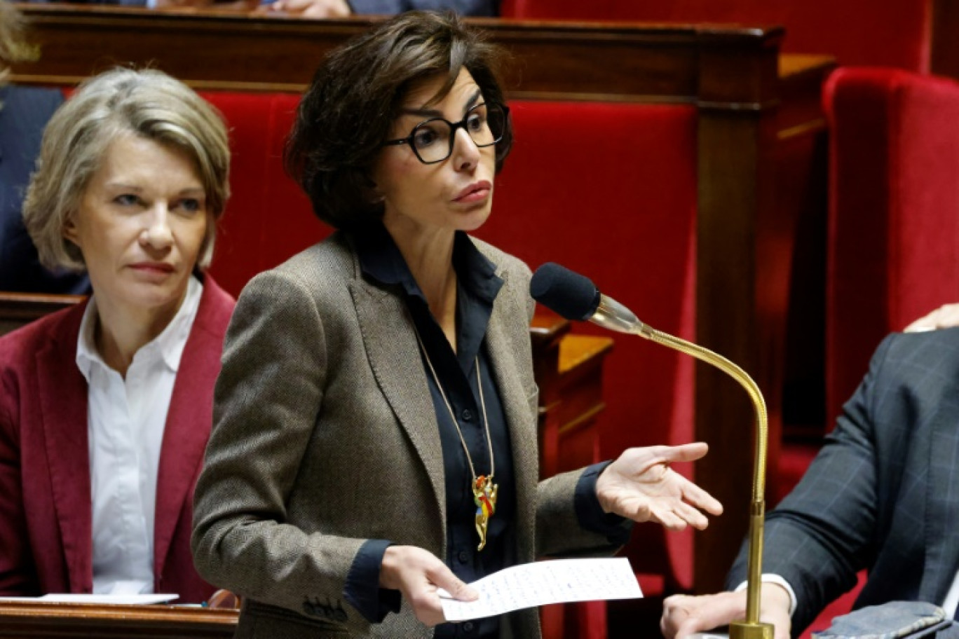 La ministre de la Culture Rachida Dati à l'Assemblée nationale, le 13 novembre 2024 © Ludovic MARIN