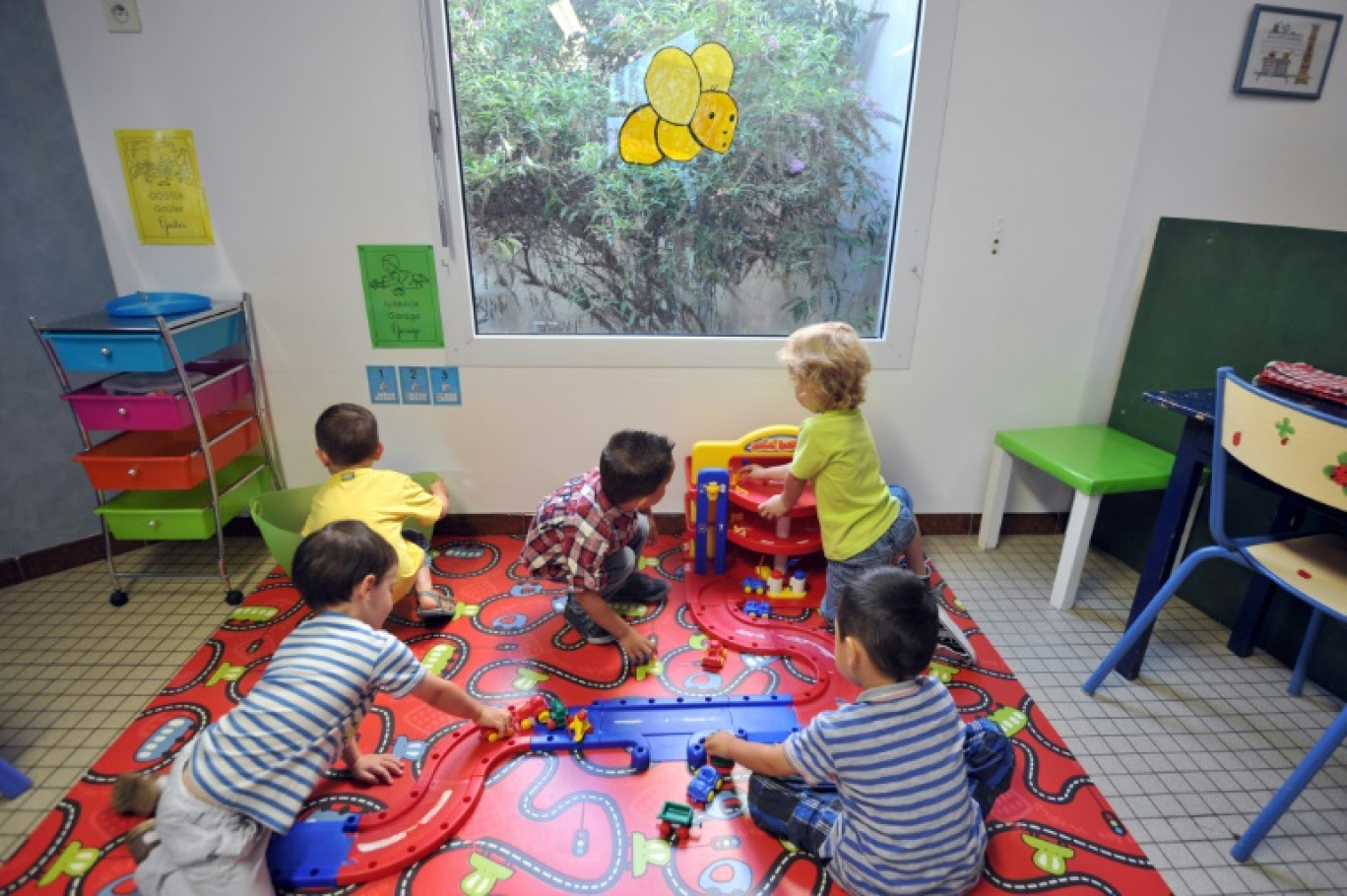 Une crèche à Nantes, le 27 août 2012 © Frank PERRY