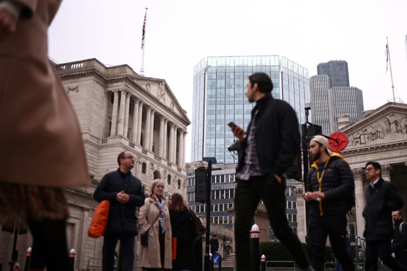 Le siège de la Banque d'Angleterre le 7 novembre 2024 à Londres. © HENRY NICHOLLS