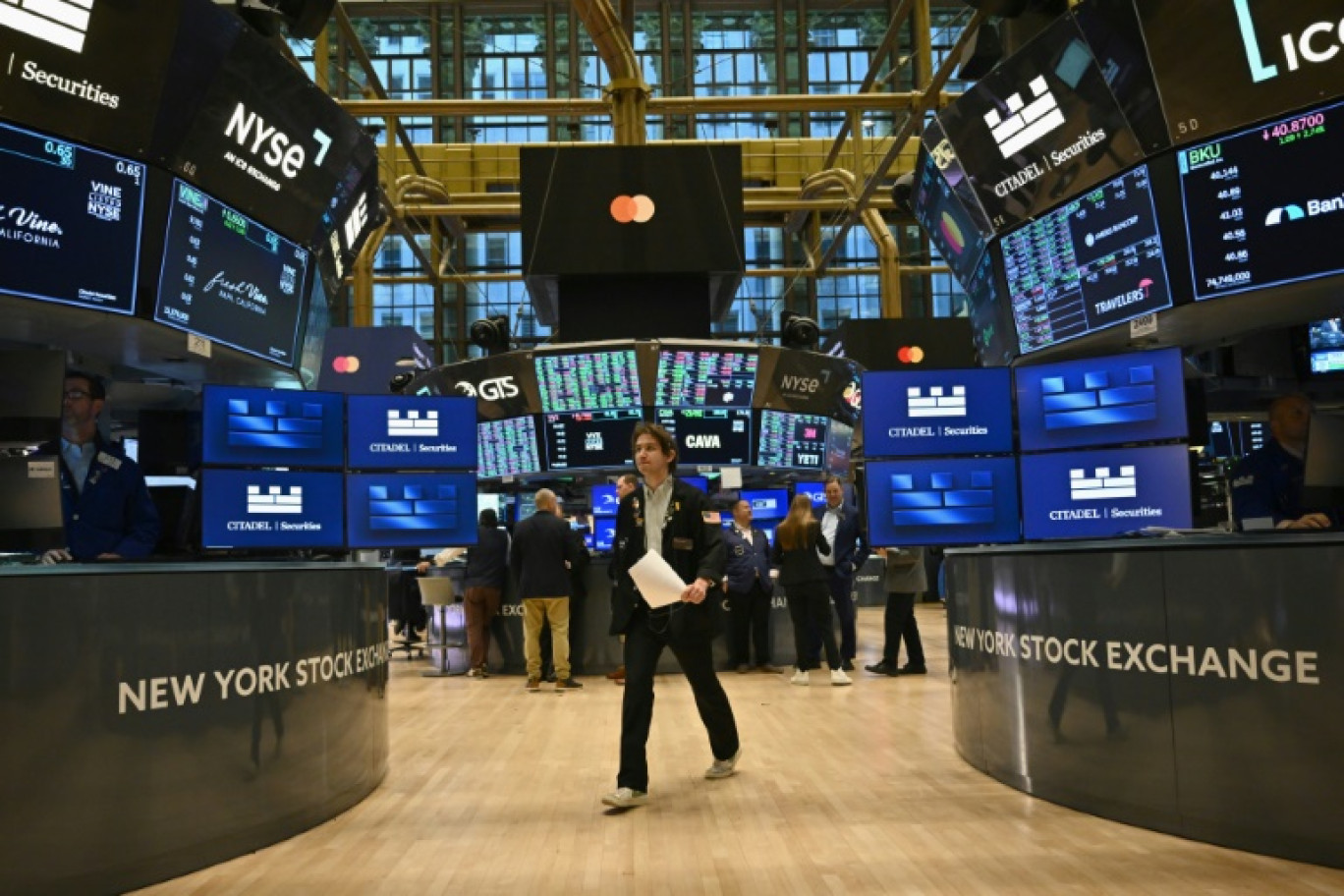 Le parquet du New York Stock Exchange © ANGELA WEISS