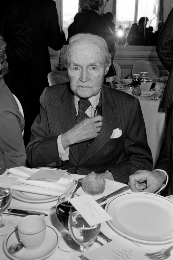 L'écrivain Maurice Genevoix à Paris le 27 février 1979 © Georges BENDRIHEM