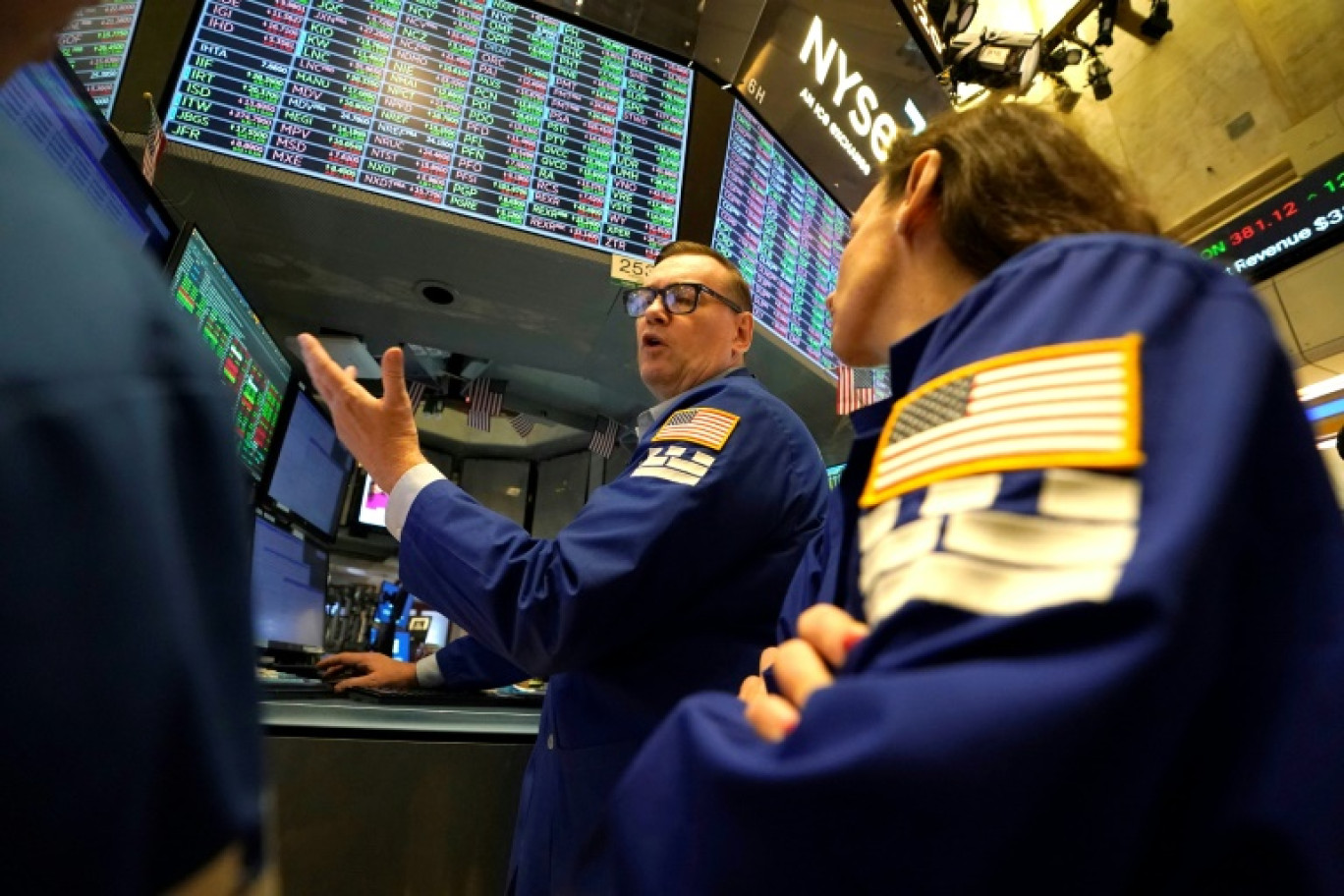 Des opérateurs du New York Stock Exchange © TIMOTHY A. CLARY