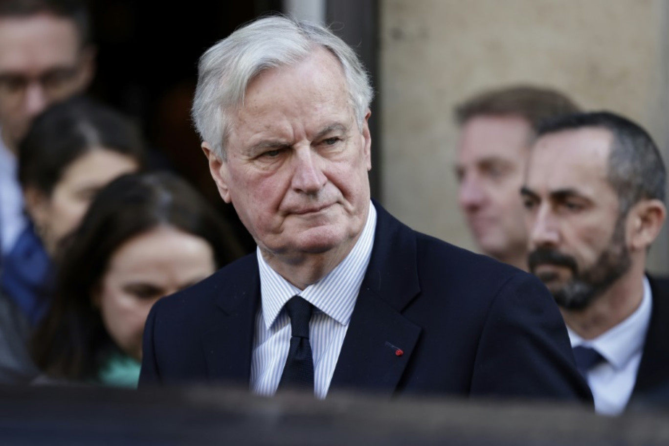 Le Premier ministre Michel Barnier le 22 novembre 2024 à Paris © STEPHANE DE SAKUTIN