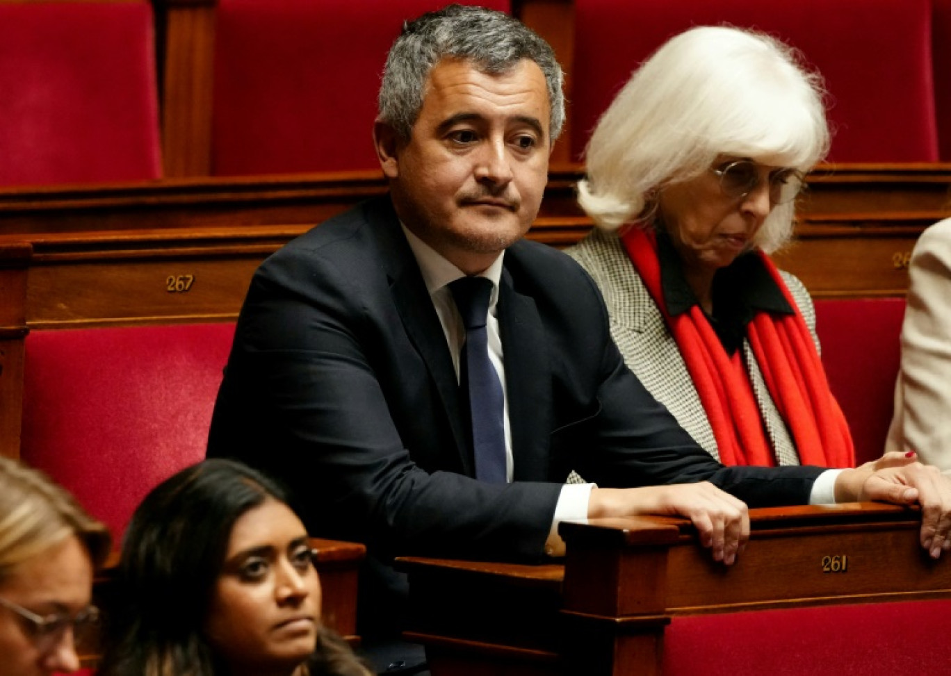 Le député et ancien ministre de l'Intérieur Gérald Darmanin à l'Assemblée nationale, le 9 octobre 2024 à Paris © Dimitar DILKOFF