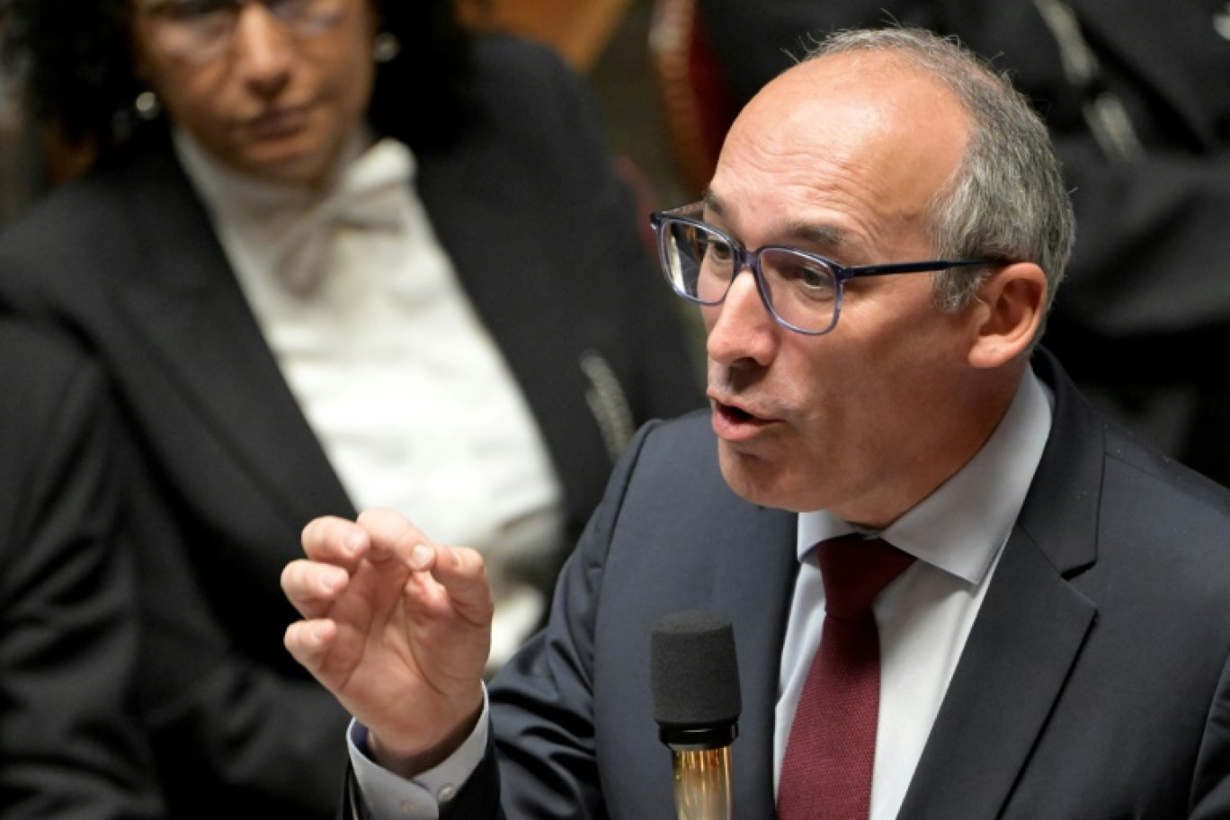 Paul Christophe, le ministre des Solidarités, de l'Autonomie et de l'Égalité entre les femmes et les hommes, le 26 novembre 2024 à l'Assemblée nationale à Paris © Bertrand GUAY