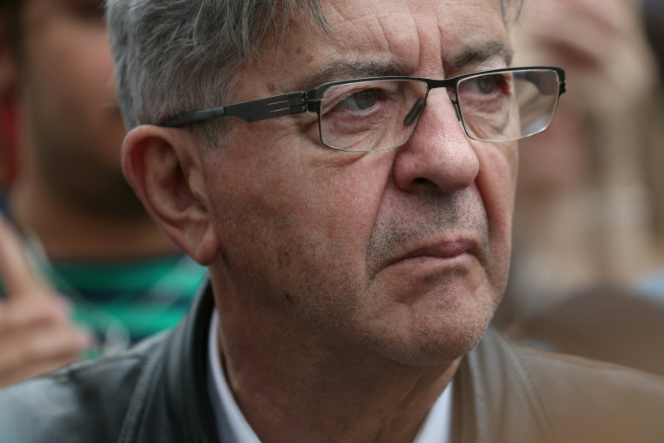 Le leader Insoumis Jean-Luc Mélenchon, le 8 septembre 2024 à Paris © Thomas SAMSON