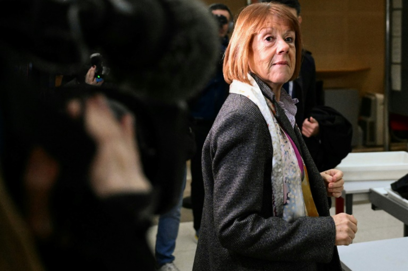 Gisele Pelicot arrive au tribunal d'Avignon, le 25 novembre 2024 © Christophe SIMON