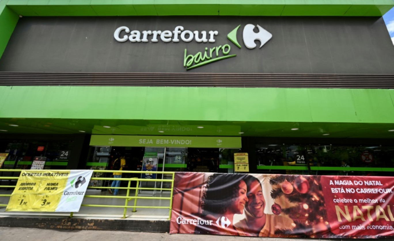 Un magasin Carrefour à Brasilia le 26 novembre 2024 © EVARISTO SA