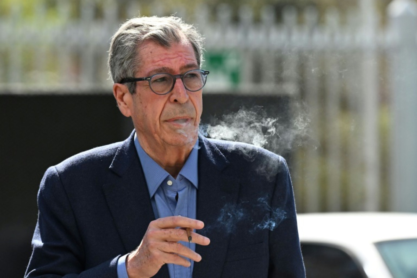 L'ancien maire de Levallois-Perret, Patrick Balkany, à Nanterre le 4 avril 2023 © Emmanuel DUNAND