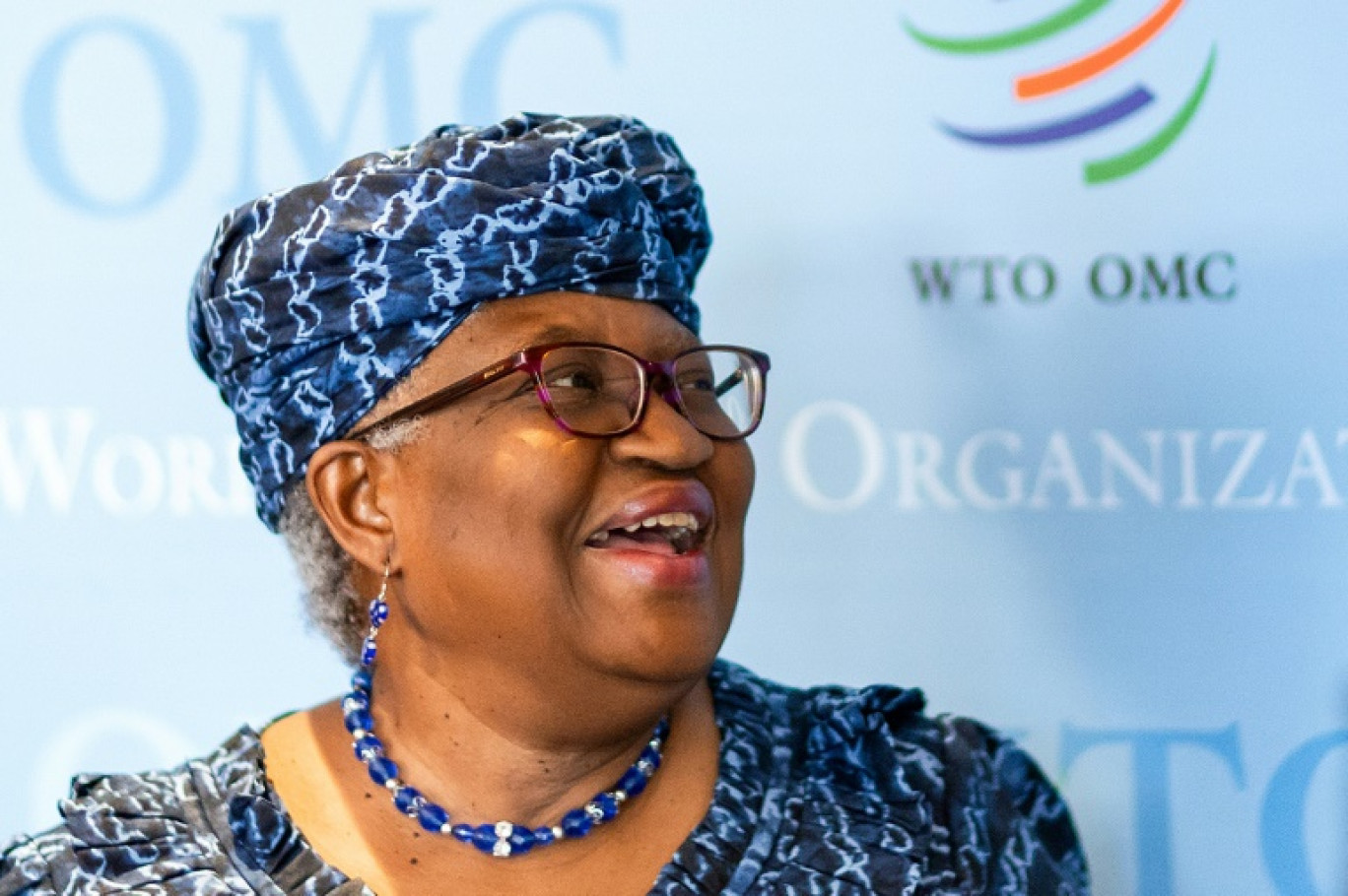 Ngozi Okonjo-Iweala a été reconduite vendredi à la tête de l'Organisation mondiale du commerce (OMC) pour un second mandat © PIERRE ALBOUY