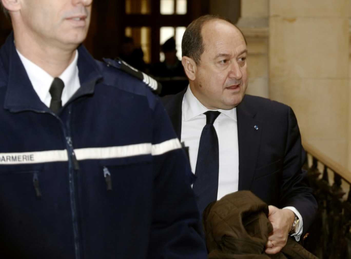 L'ex-patron du renseignement français Bernard Squarcini au palais de justice de Paris, le 18 février 2014 © FRANCOIS GUILLOT