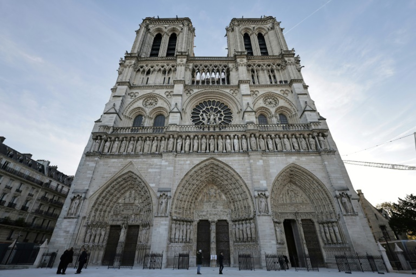 La façade de Notre-Dame de Paris le 29 novembre 2024 © Christophe PETIT TESSON