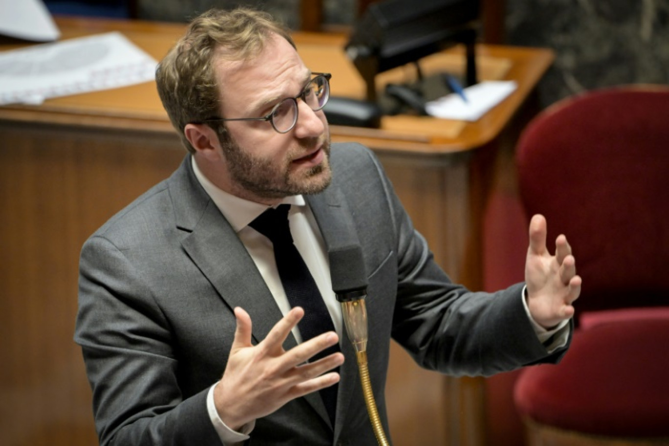 Le ministre de l'Economie Antoine Armand à l'Assemblée nationale, à Paris, le 26 novembre 2024 © Bertrand GUAY