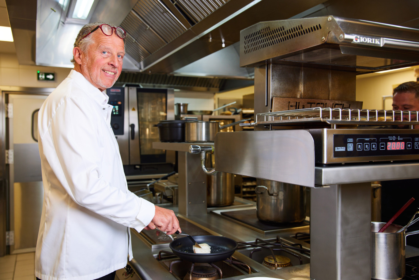 William Elliott, chef des deux restaurants du Westminster, le Pavillon et la Table du West. © Lena Heleta