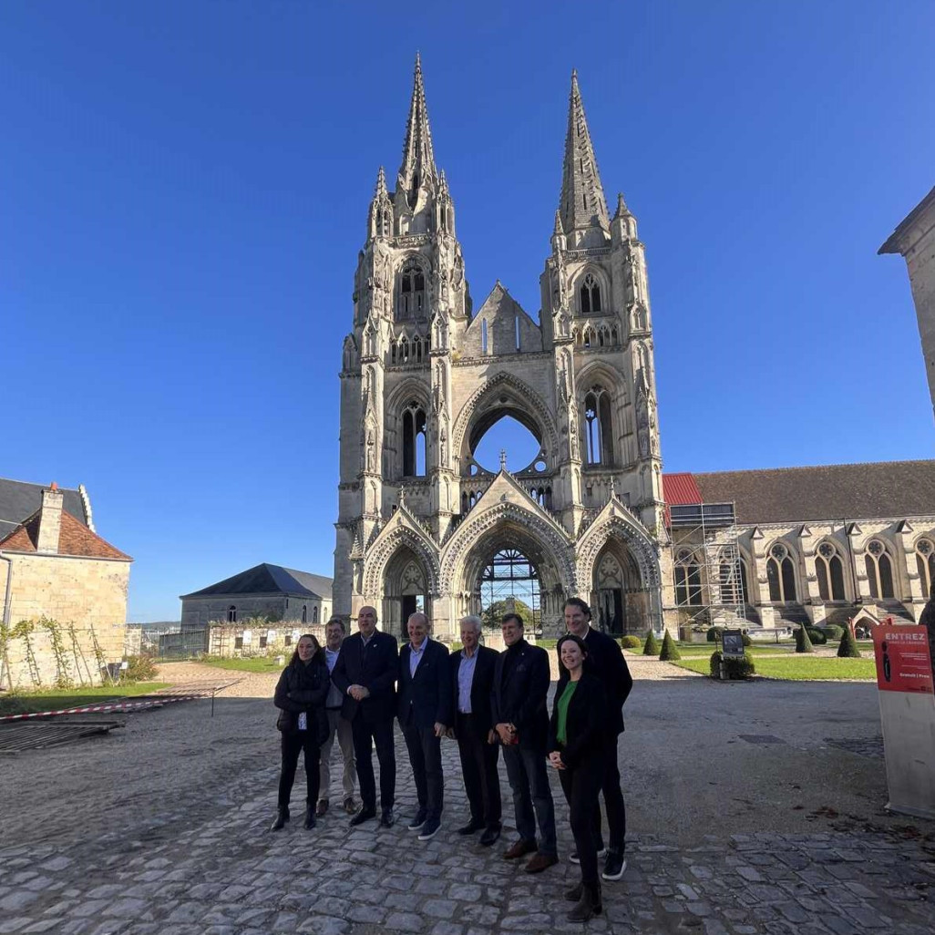 Les élus ont signé un contrat de destination touristique. (c) GrandSoissons