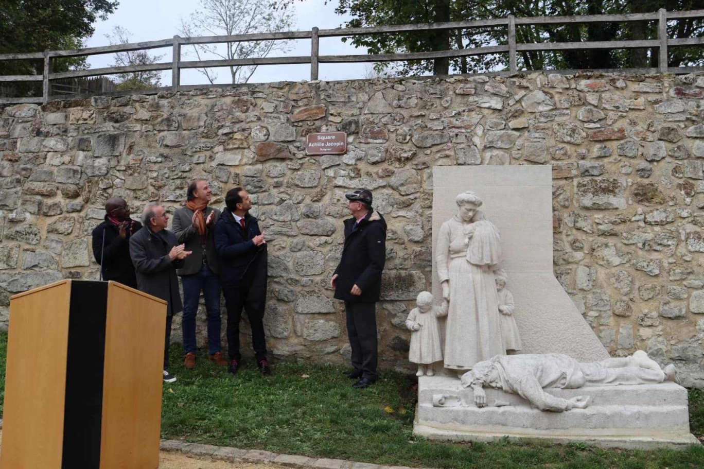 Le square Achille Jacopin a été inauguré. (c) Sébastien Eugène