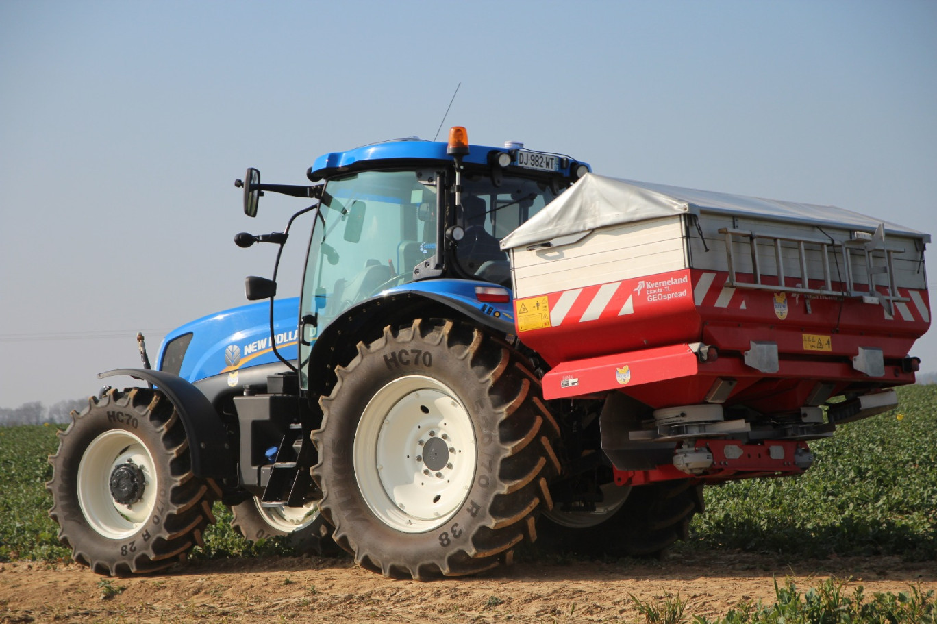 Une étude de 2020 montre que les agriculteurs ont besoin d’accompagnement sur la gestion de l’azote. © Aletheia Press/B. Delabre