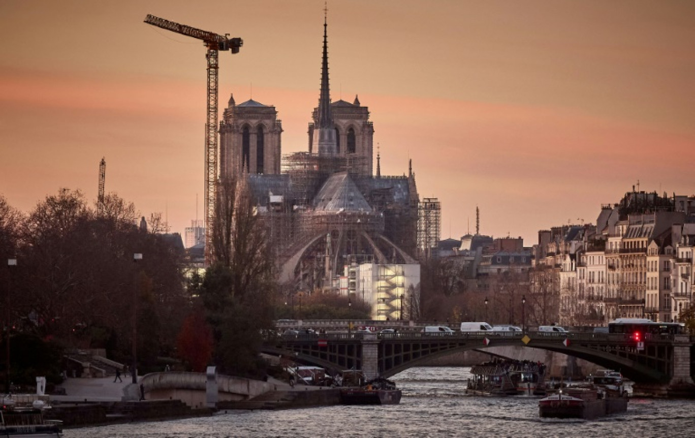 La cathédrale Notre-Dame prise le 28 novembre 2024 © Kiran RIDLEY