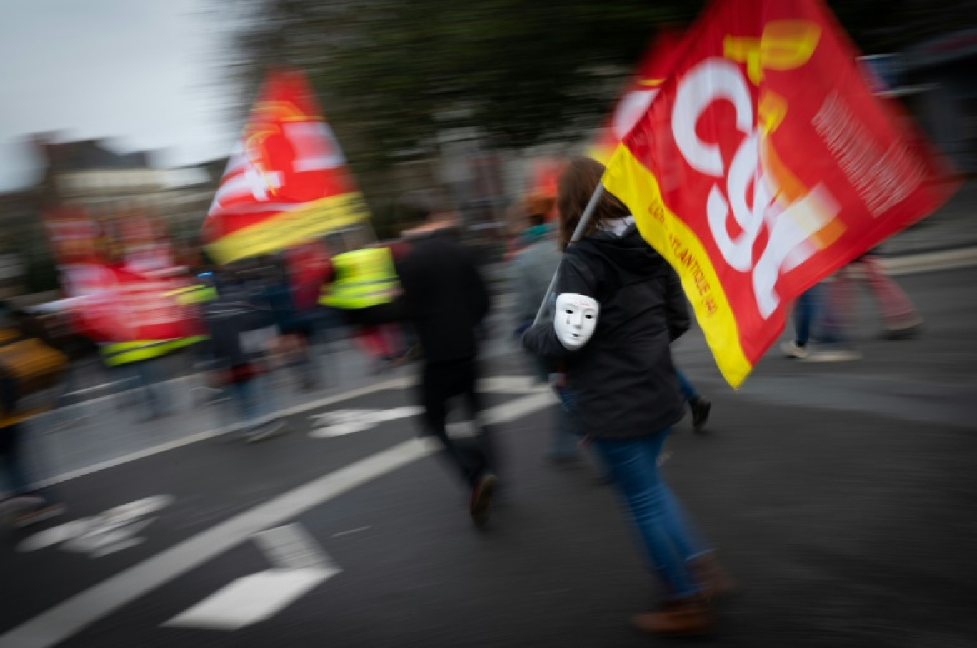 Les agents de la fonction publique se mobilisent le 5 décembre 2024 pour une journée d'action et de grève à l'appel des syndicats © LOIC VENANCE