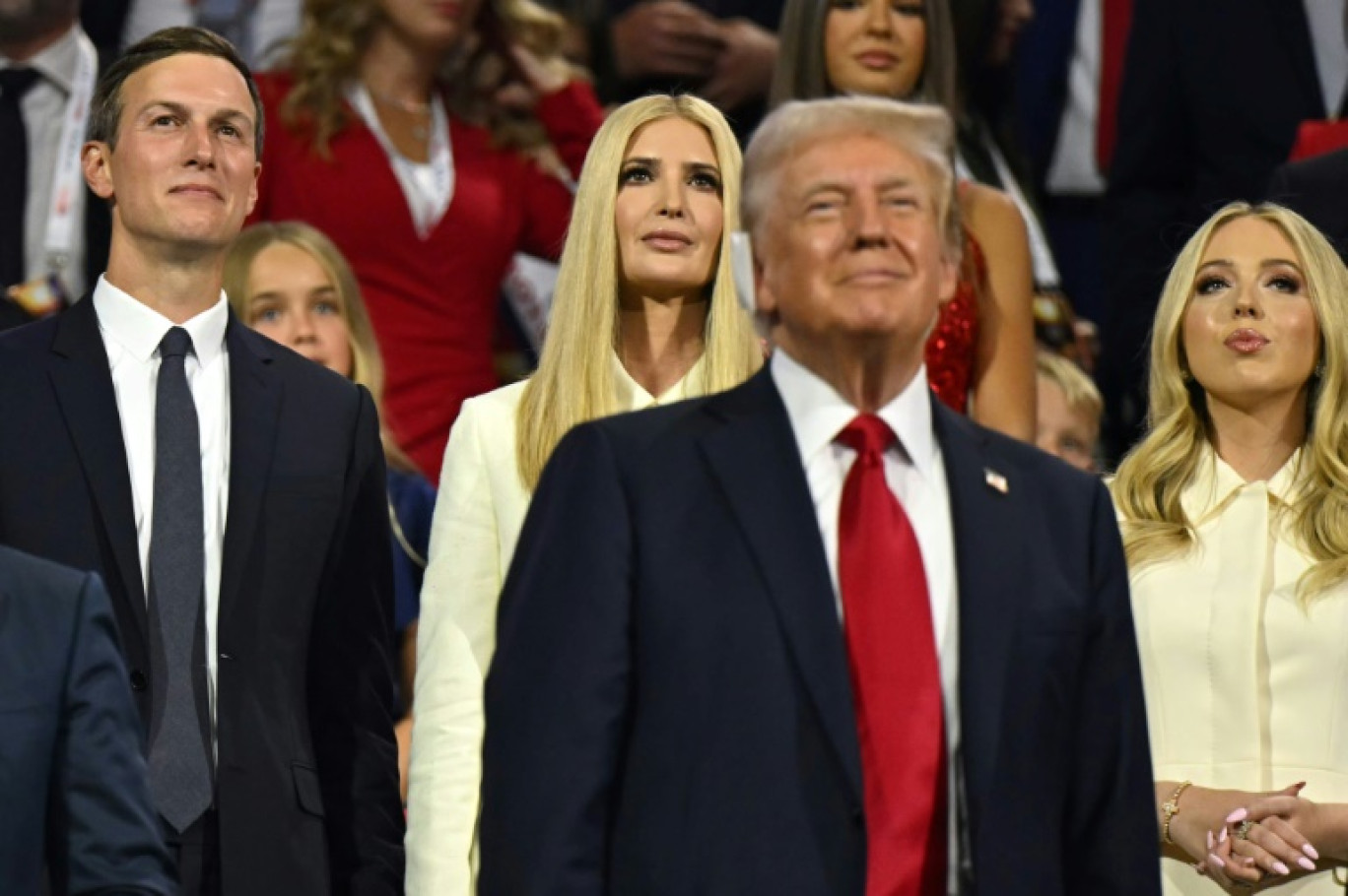 Donald Trump à la convention républicaine de Milwaukee le 18 juillet 2024 © Patrick T. Fallon