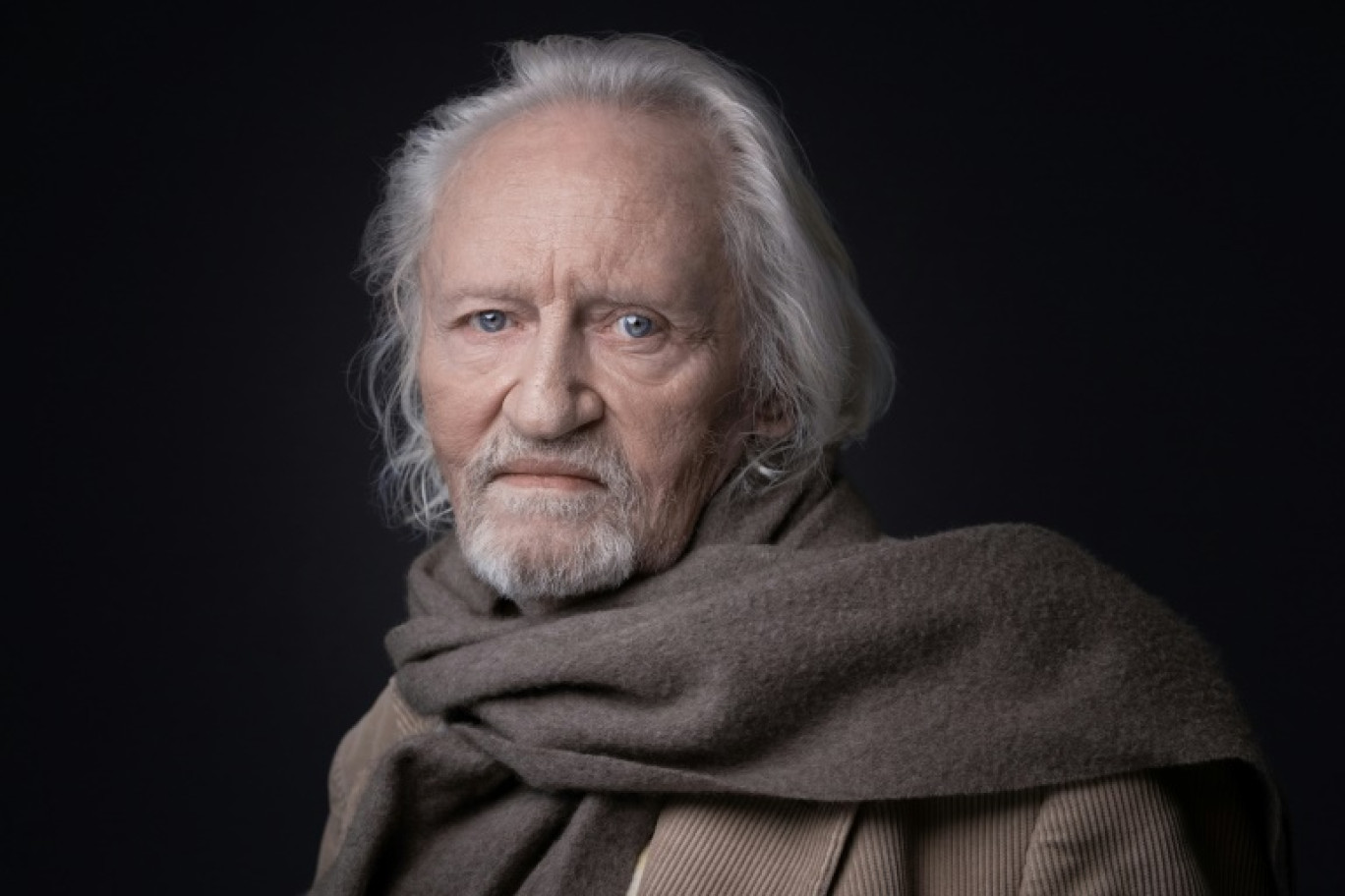 L'acteur français Niels Arestrup, Paris, le 30 mars 2022 © JOEL SAGET