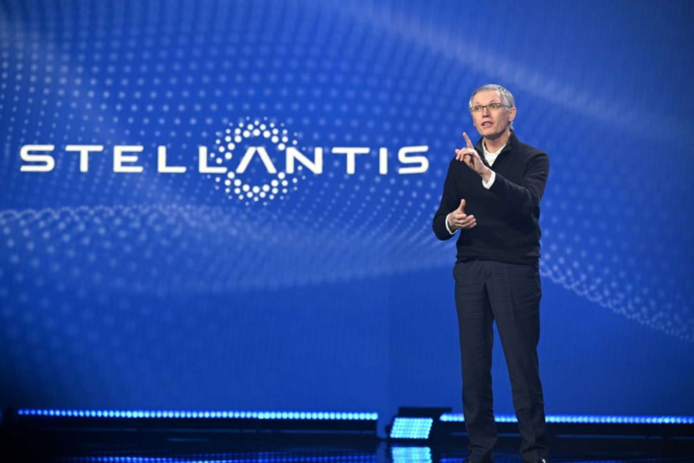 Carlos Tavares, ex-PDG de Stellantis, au Consumer Electronics Show de Las Vegas, Nevada, le 5 janvier 2023. © Robyn BECK