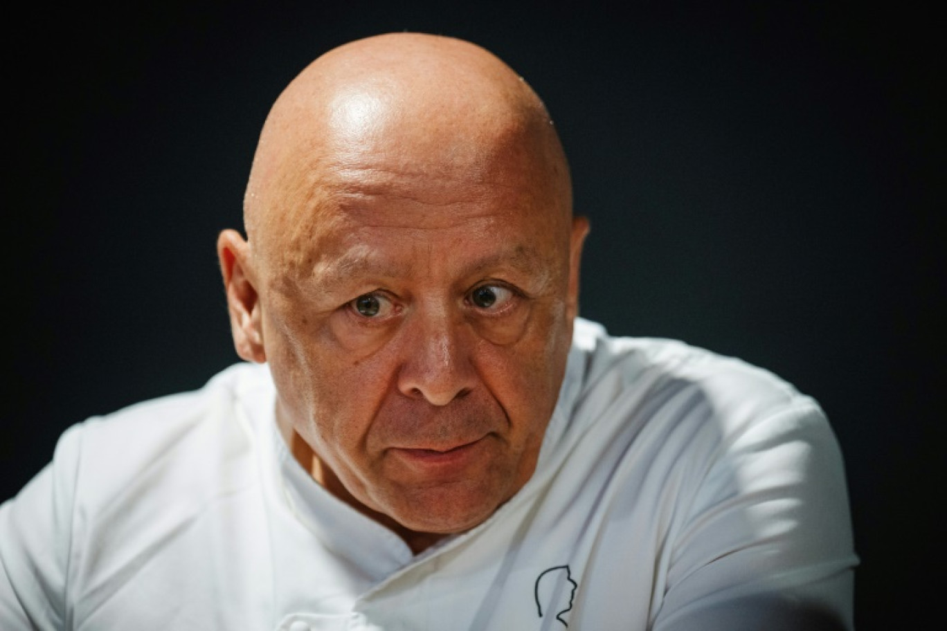 Le chef étoilé Thierry Marx,  président de l'Umih, le 17 octobre 2024 à Paris. © Dimitar DILKOFF