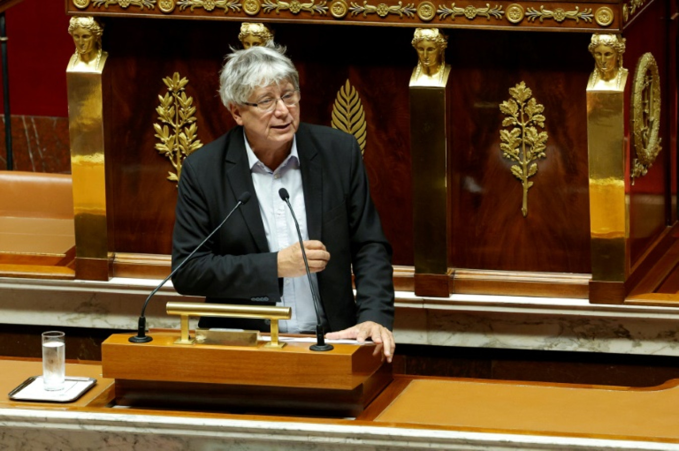 Le député LFI Eric Coquerel, président de la commission des Finances de l'Assemblée nationale, le 28 octobre 2024 à l'Assemblée nationale à Paris © GEOFFROY VAN DER HASSELT