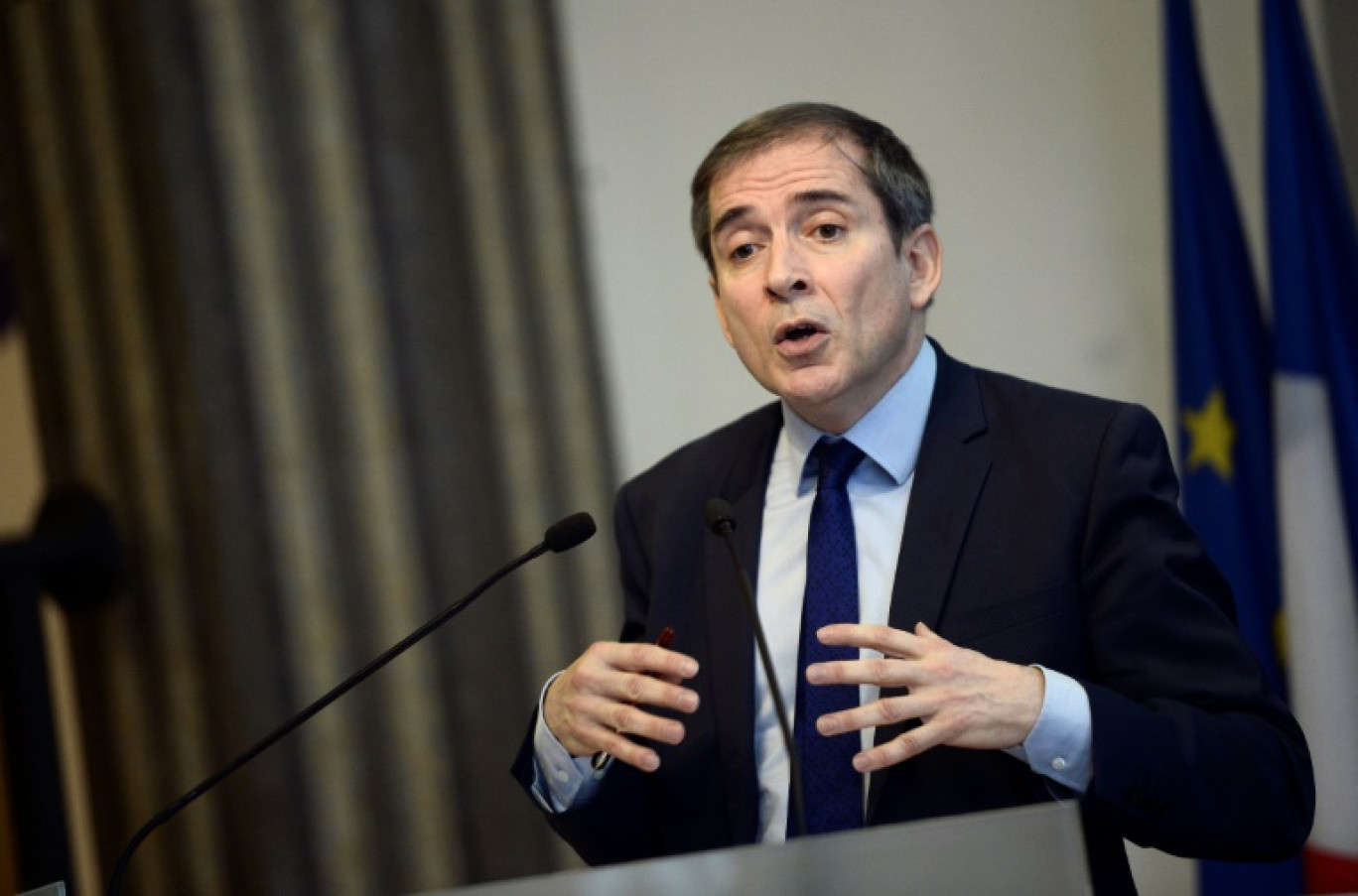 Dominique Libault, président du Haut conseil du financement de la protection sociale (HCFiPS), organisme rattaché à Matignon, le 5 mai 2015 à Paris © STEPHANE DE SAKUTIN